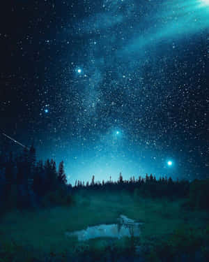 Majestic Blue Mountains Landscape Wallpaper