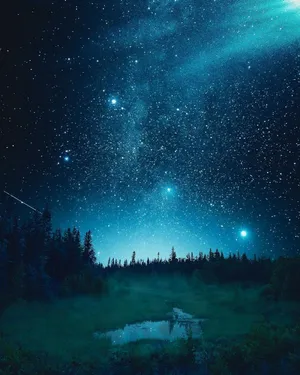 Majestic Blue Mountains Landscape Wallpaper