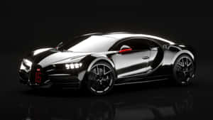 Majestic Bugatti Chiron In Action Wallpaper