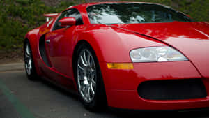 Majestic Bugatti Veyron In Action Wallpaper