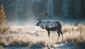 Majestic Caribouin Morning Light.jpg Wallpaper