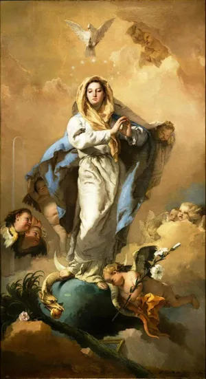 Majestic Celebration Of The Feast Of The Immaculate Conception Wallpaper