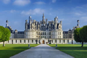 Majestic Chateau De Chambord In Loire Valley, France Wallpaper