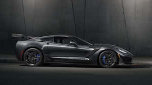 Majestic Chevrolet Corvette Zr1 In Full Speed Wallpaper