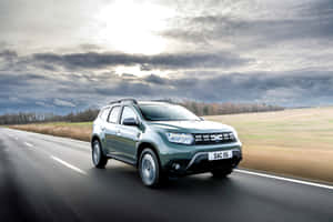 Majestic Dacia Duster On An Exciting Off-road Journey Wallpaper