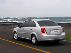 Majestic Daewoo Lacetti Cruising On Country Roads Wallpaper