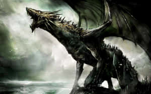 Majestic_ Dragon_ Artwork Wallpaper