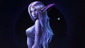 Majestic Dragon Flying Over The Moonlit Castle Wallpaper