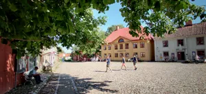 Majestic Evening View Of Linköping City, Sweden Wallpaper