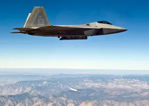 Majestic F-22 Raptor Soars Over The United States Wallpaper