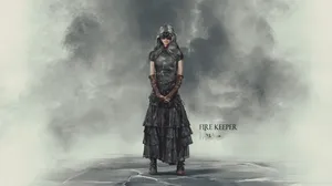 Majestic Fire Keeper Watching Over The Eternal Flames Wallpaper