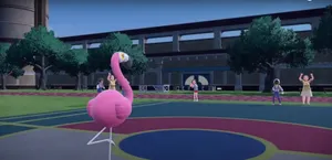 Majestic Flamingo Enjoying A Sunny Day In The Park Wallpaper