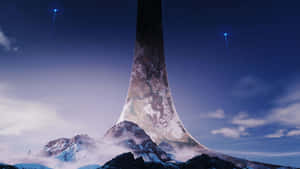 Majestic Forerunner Structure In The World Of Halo Wallpaper