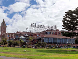 Majestic Ghirardelli Square Garden Wallpaper