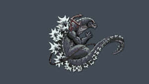 Majestic Godzilla Art Unleashing Destruction Wallpaper