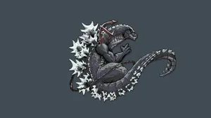 Majestic Godzilla Art Unleashing Destruction Wallpaper