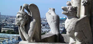 Majestic Gothic Architecture In Its Full Glory Wallpaper