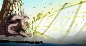 Majestic Gyuki Roaming The Wildlands Wallpaper