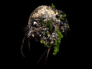 Majestic Horseshoe Crab On The Shore Wallpaper