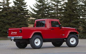 Majestic Jeep Gladiator Conquering The Terrain Wallpaper