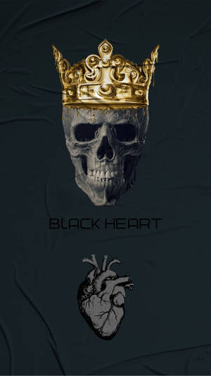 Majestic King With A Black Heart Wallpaper