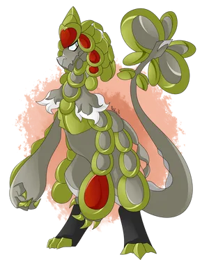 Majestic Kommo-o Roaring In The Wild Wallpaper