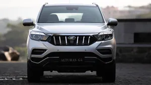 Majestic Mahindra Alturas G4 In Action Wallpaper