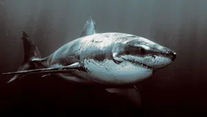 Majestic Mako Shark Swimming Wallpaper