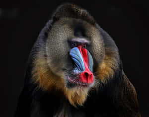 Majestic_ Mandrill_ Portrait Wallpaper