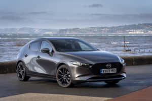 Majestic Mazda 3 Hatchback In Full Glory Wallpaper