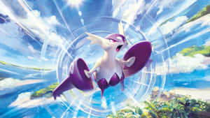 Majestic Mega Latias Unleashing Sonic Boom Wallpaper