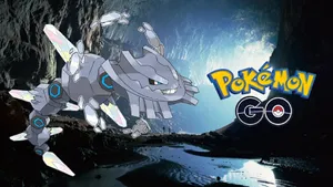 Majestic Mega Steelix In Action - Pokemon Go Wallpaper