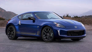 Majestic Midnight Blue Nissan Gt-r Custom Design Wallpaper