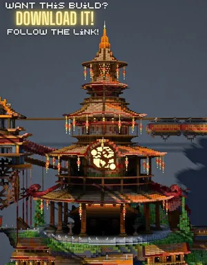 Majestic Minecraft Castle In Mountainous Landscape Wallpaper