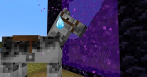 Majestic Minecraft Horses Galloping In An Open Field Wallpaper