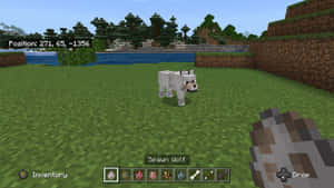 Majestic Minecraft Wolf In High Resolution Wallpaper