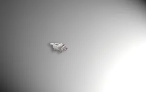 Majestic Minecraft Wolf In Its Natural Habitat Wallpaper