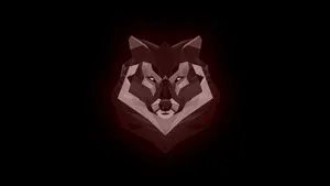 Majestic Minimalist Wolf Wallpaper