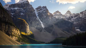 Majestic_ Mountain_ Lake_at_ Sunset.jpg Wallpaper