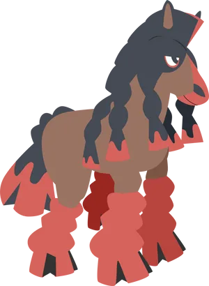 Majestic Mudsdale - The Beast Of The Battlefield Wallpaper