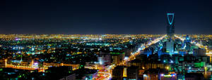 Majestic Night In Riyadh Wallpaper