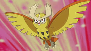 Majestic Noctowl Soaring The Night Skies Wallpaper