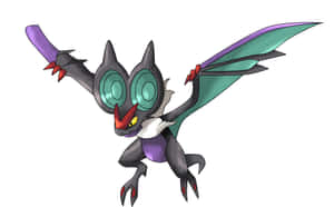 Majestic Noivern In Full Flight Wallpaper