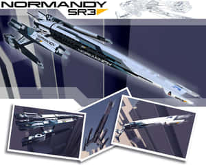 Majestic Normandy Sr-2 In Space Wallpaper