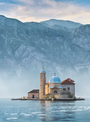 Majestic Our Lady Of The Rocks Wallpaper