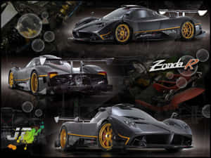 Majestic Pagani Zonda F - Perfect Blend Of Elegance And Power Wallpaper