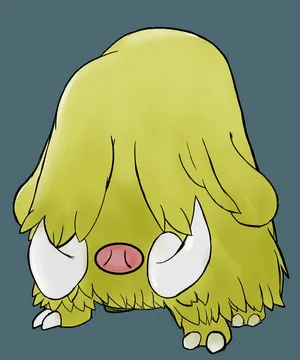 Majestic Piloswine In A Frosty Landscape Wallpaper