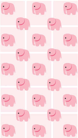 Majestic Pink Elephant In The Wild Wallpaper