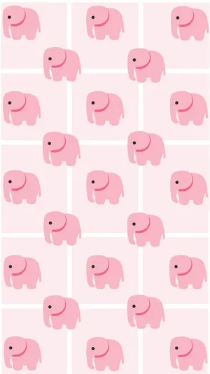 Majestic Pink Elephant In The Wild Wallpaper
