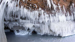 Majestic Polar Vortex Display In Sky Wallpaper